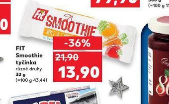 Kaufland Fit smoothie tyčinka nabídka
