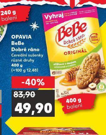Kaufland Opavia bebe dobré ráno nabídka