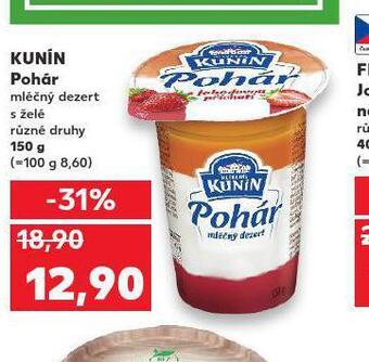 Kaufland Kunín pohár nabídka