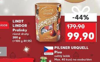 Kaufland Lindt lindor pralinky nabídka