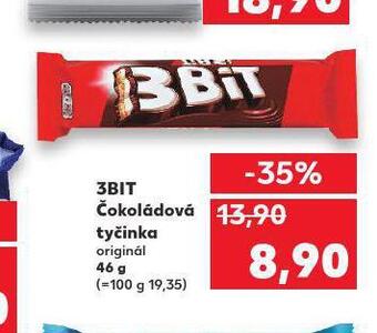 3bit čokoládová tyčinka