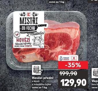 Kaufland Hovězí přední s kostí nabídka