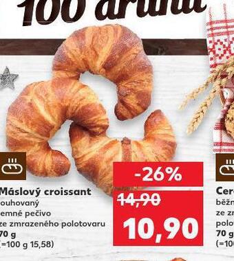 Kaufland Máslový croissant nabídka