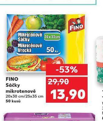 Kaufland Fino sáčky mikrotenové nabídka