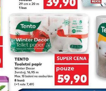 Kaufland Tento toaletní papír nabídka