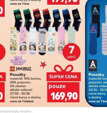 Kaufland Ponožky nabídka