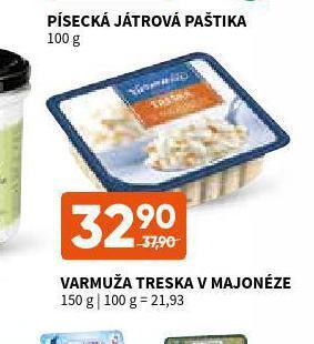 Terno Varmuža treska v majonéze nabídka