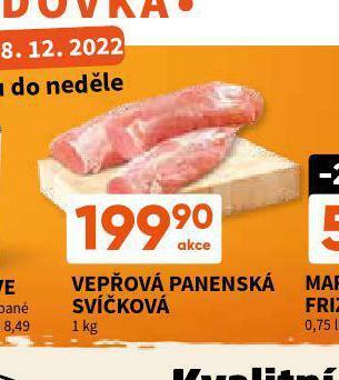 Terno Vepřová panenská svíčková nabídka