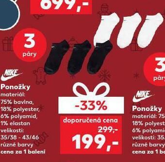 Kaufland Ponožky nabídka