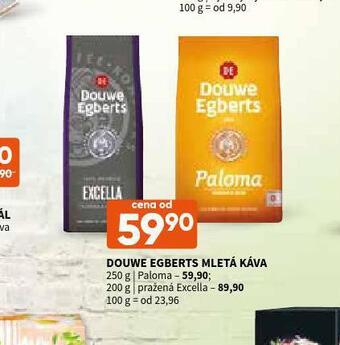 Douwe egberts mletá káva paloma