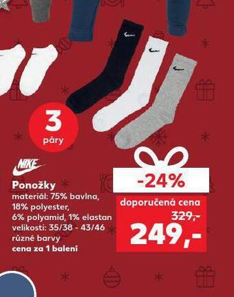 Kaufland Ponožky nabídka