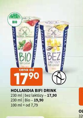 Terno Hollandia bifi drink bio nabídka