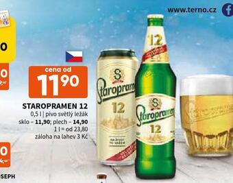 Terno Pivo staropramen 12 nabídka