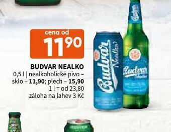 Terno Pivo budvar nealko plech nabídka