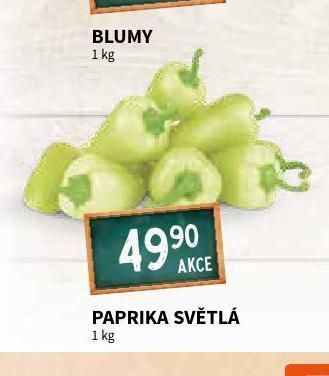 Terno Paprika světlá nabídka