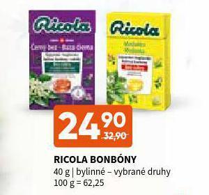 Terno Ricola bonbony nabídka