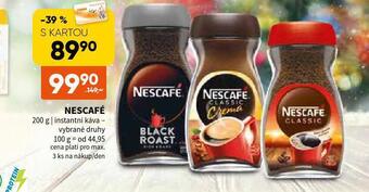 Terno Nescafé instantní káva nabídka