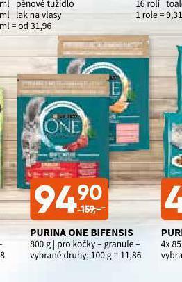Terno Purina one bifensis granule pro kočky nabídka