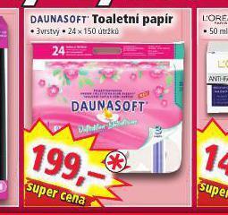 Norma Daunasoft toaletní papír nabídka