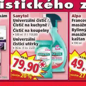Norma Sanytol univerzální čistič / čistič kuchyně / čistič na koupelny nabídka