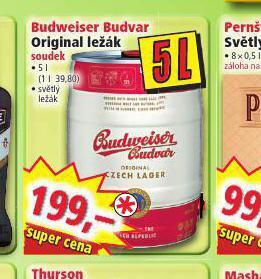 Norma Pivo budweiser budvar original nabídka