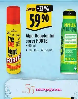 Albert Alpa repelentní sprej forte nabídka