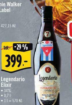 Albert Legendario elixir nabídka