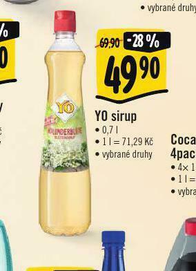 Albert Yo sirup nabídka
