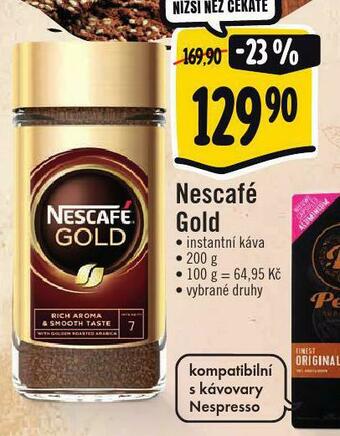 Albert Nescafé gold instantní káva nabídka