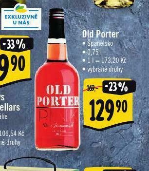 Albert Old porter nabídka