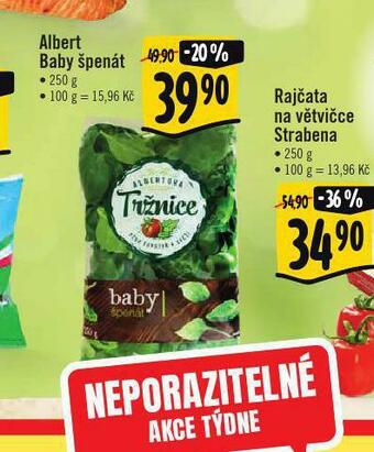 Albert Albert baby špenát nabídka