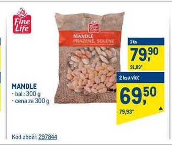 Makro Fine life mandle 300 g nabídka