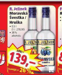 Norma R. jelínek moravská švestka / hruška nabídka