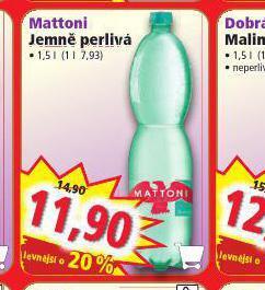 Norma Mattoni jemně perlivá nabídka