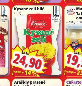 Norma Kysané zelí nabídka