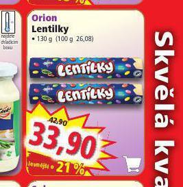 Norma Orion lentilky nabídka