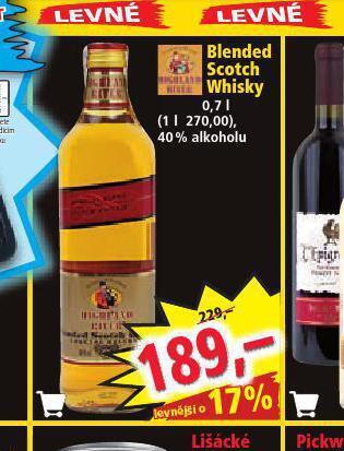 Norma Blended scotch whisky nabídka