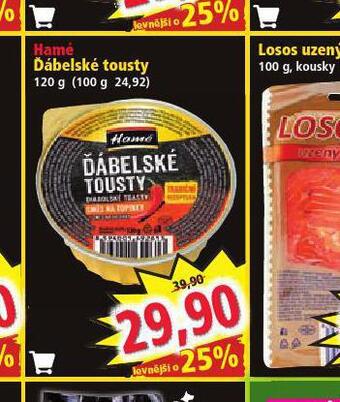 Norma Hamé ďábelské tousty nabídka
