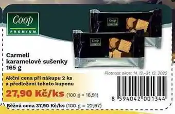 Coop Coop carmeli karamelové sušenky 165 g nabídka