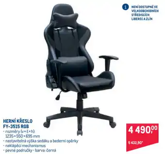 Makro Herní křeslo FZ-3515 RGB nabídka