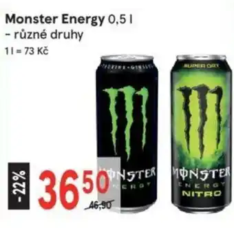 Žabka Coca-Cola Monster 0,5l různé druhy nabídka