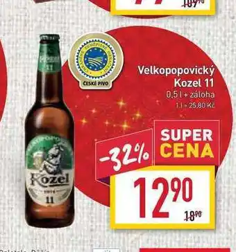 Billa Velkopopovický kozel 11 0,5 l nabídka