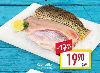 Billa Kapr půlky cena za 100 g nabídka