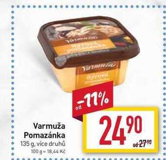 Billa Varmuža pomazánka 135 g nabídka
