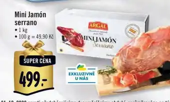 Albert Mini jamón serrano • 1 kg nabídka