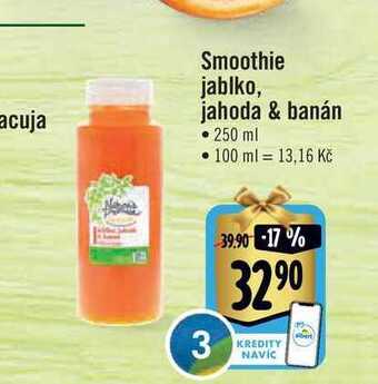 Albert Smoothie jablko, jahoda & banán • 250 ml nabídka
