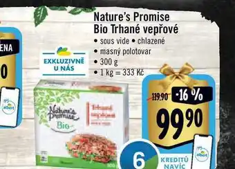 Albert Nature's promise bio trhané vepřové sous vide  300 g nabídka