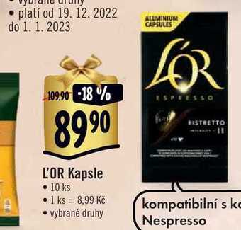 Albert L'or kapsle 10 ks nabídka