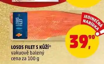 Penny Market Losos filet s kůžĺ, 100 g nabídka