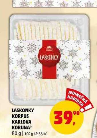 Penny Market Laskonky korpus karlova koruna, 80 g nabídka